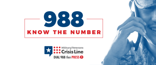 988 - Suicide and Crisis Lifeline