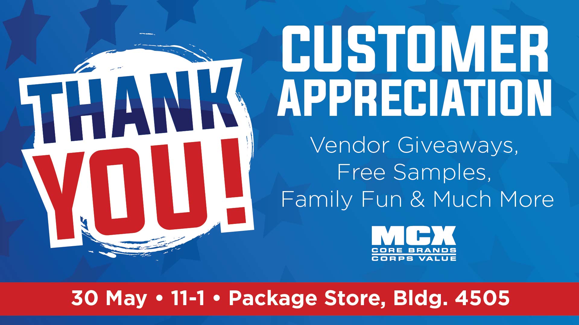 Package Store Customer Appreciation