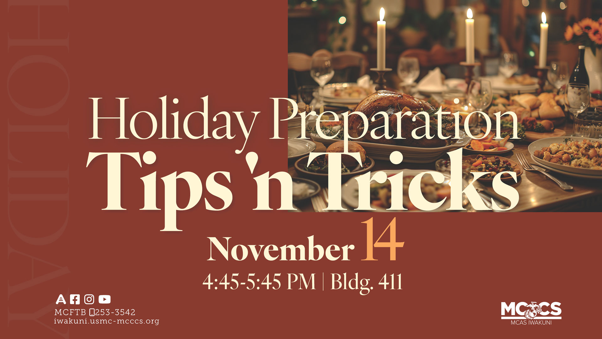 Holiday Preparation Tips 'n Tricks