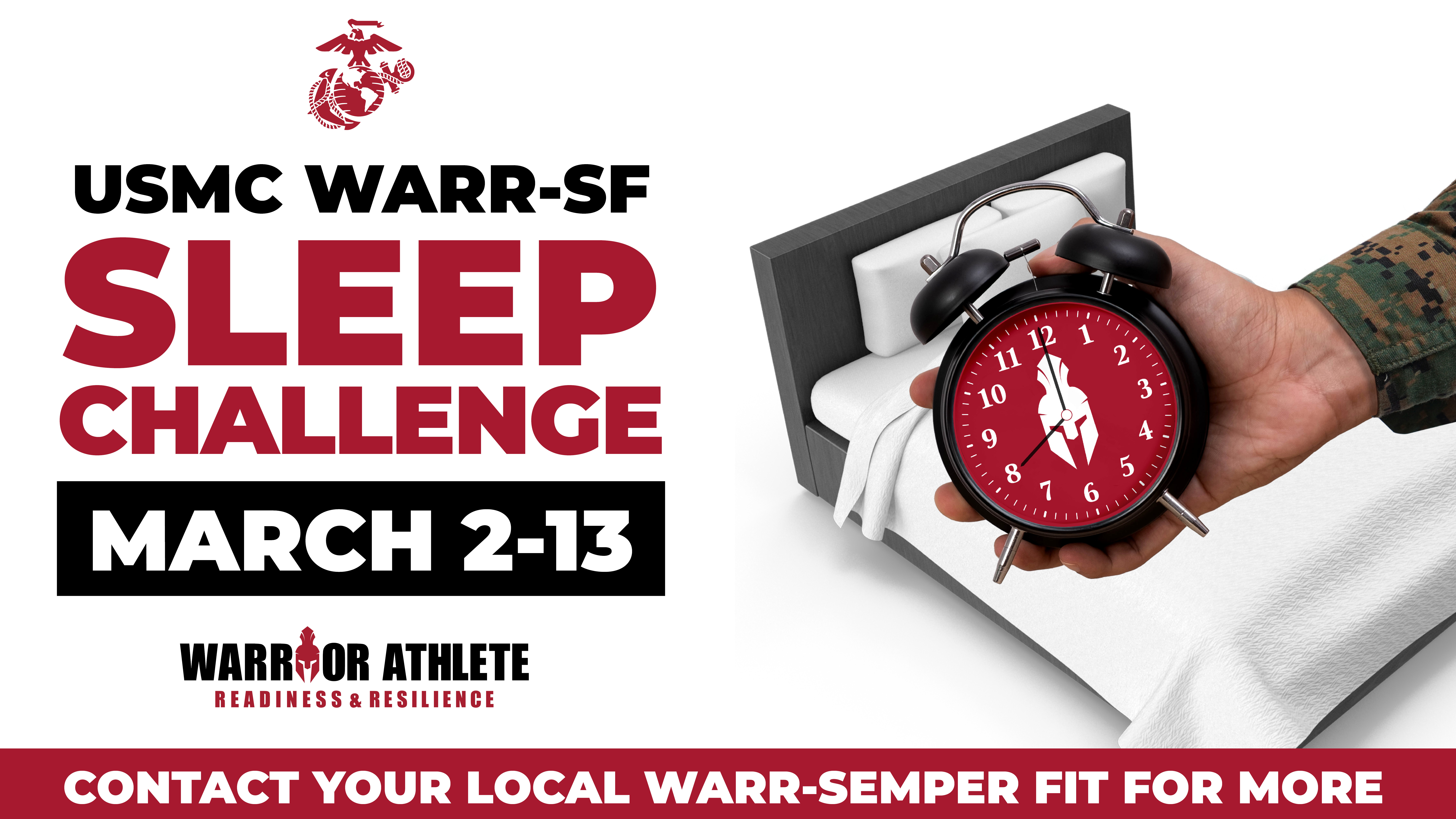 USMC WARR Sleep Challenge | Register Now